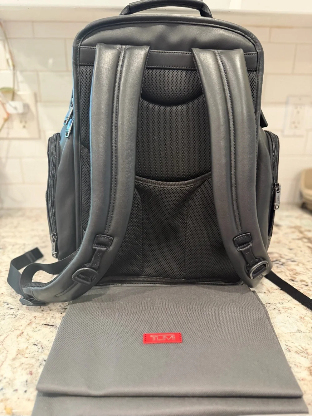 Tumi structured backpack